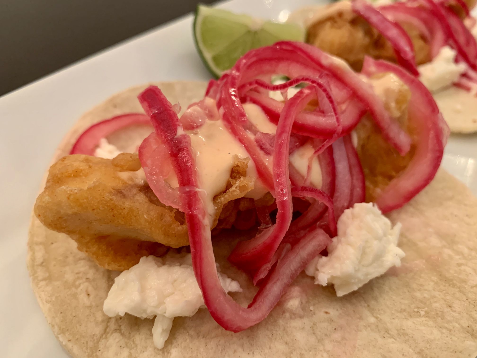 Tacos de Pescado al estilo de Baja California