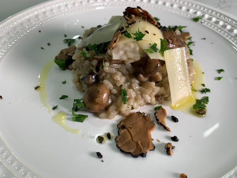 Risotto de Hongos con Trufa