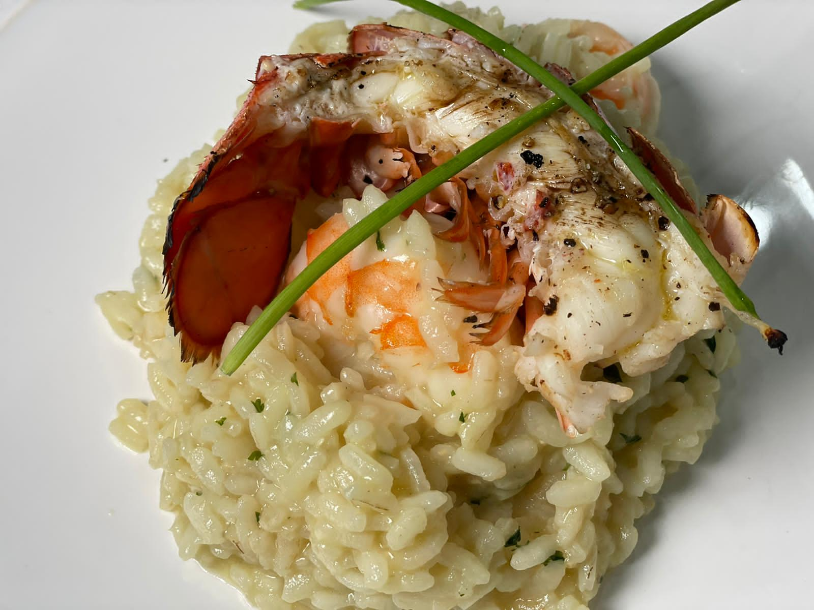 Risotto de Camarones y Langosta