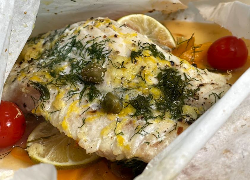 Pescado al Papillote